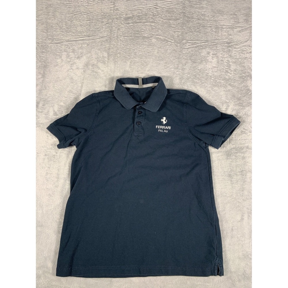 Kariban Ferrari Palau Men Size M Polo Shirt Navy Blue Short Sleeve K241